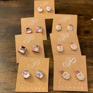 Plunder Holiday Earring Set of 7